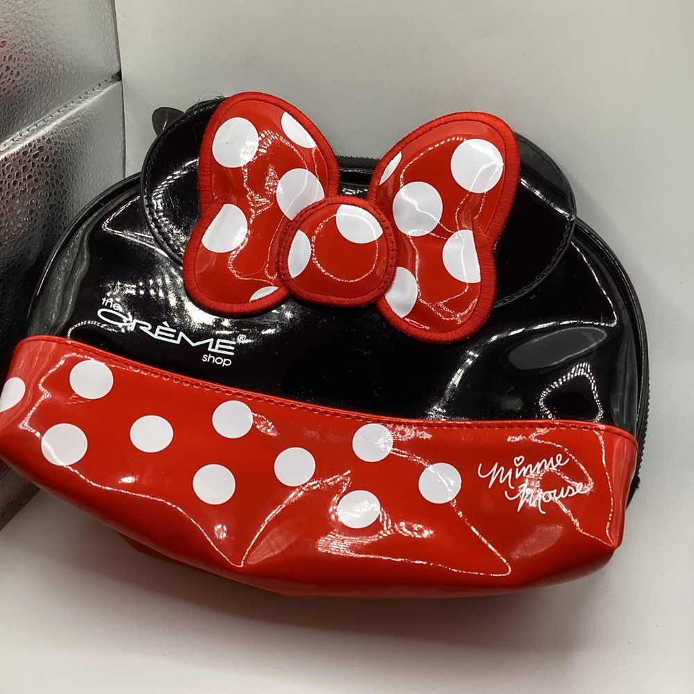 Minnie Mouse Red & Black Polka Dot Kids Cosmetic Pouch